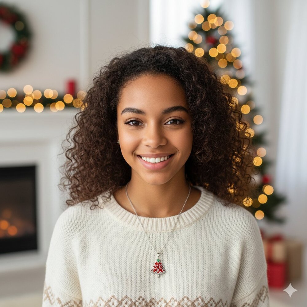 Christmas Tree Necklace